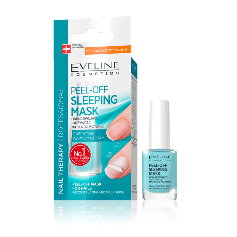 EVELINE NAILS THERAPY PEEL-OFF Регенерираща маска за нокти, 12 мл.