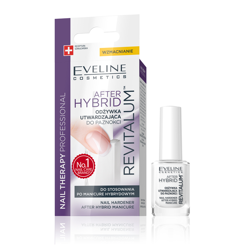 EVELINE NAILS THERAPY Заздравител за нокти след хибриден маникюр, 12 мл.