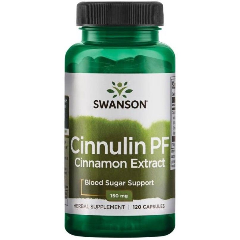 Swanson Cinnulin PF Cinnamon Extract Екстракт от Канела х120 капсули