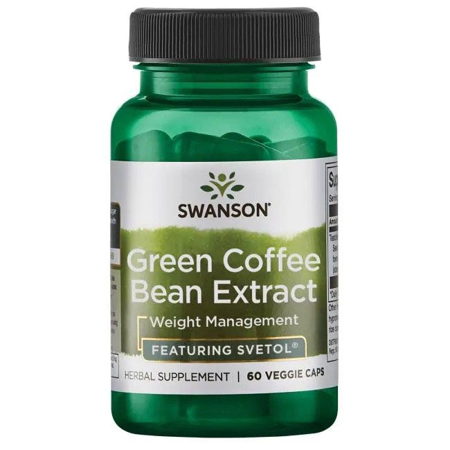 Swanson Green Coffee Bean Extract Екстракт от зърна Зелено кафе 60 капсули