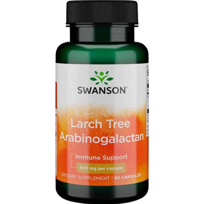 Swanson Larch Tree Arabinogalactan Арабиногалактан от Лиственица за имунитет х90 капсули