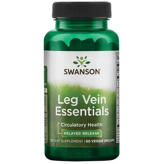 Swanson Leg Vein Essentials За здрави вени на краката 60 капсули