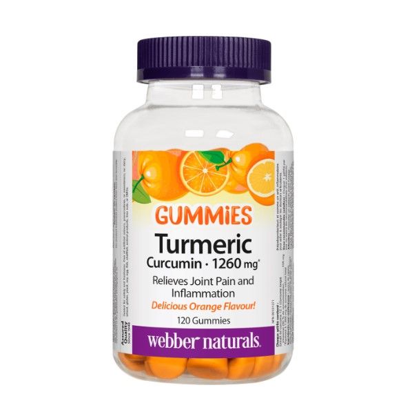 Webber Naturals Куркума Турмерик Куркумин Гъми х120 желирани таблетки