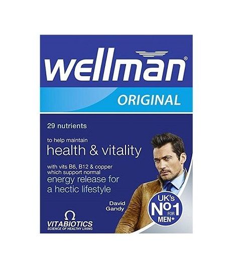 Wellman Original Витамини за мъже x 30 таблетки Vitabiotics