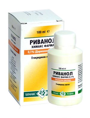 Риванол 0,1 % 100 мл Chemax Pharma