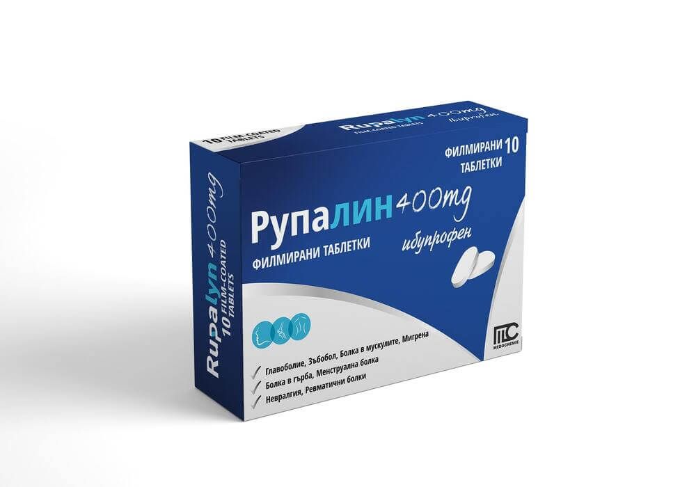 Рупалин 400 мг х 10 таблетки Medochemie