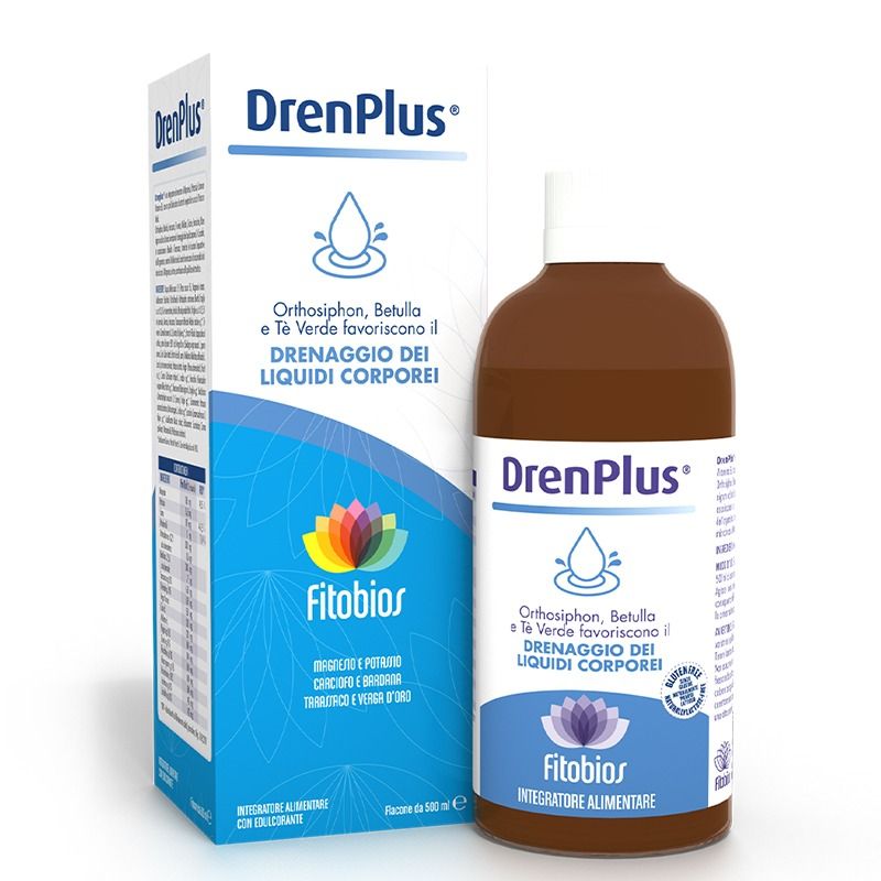 DrenPlus За дрениране на излишните течности 500 мл Fitobios