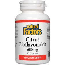 Natural Factors Citrus Bioflavonoids Цитрусови Биофлавоноиди + Хесперидин х 90 капсули