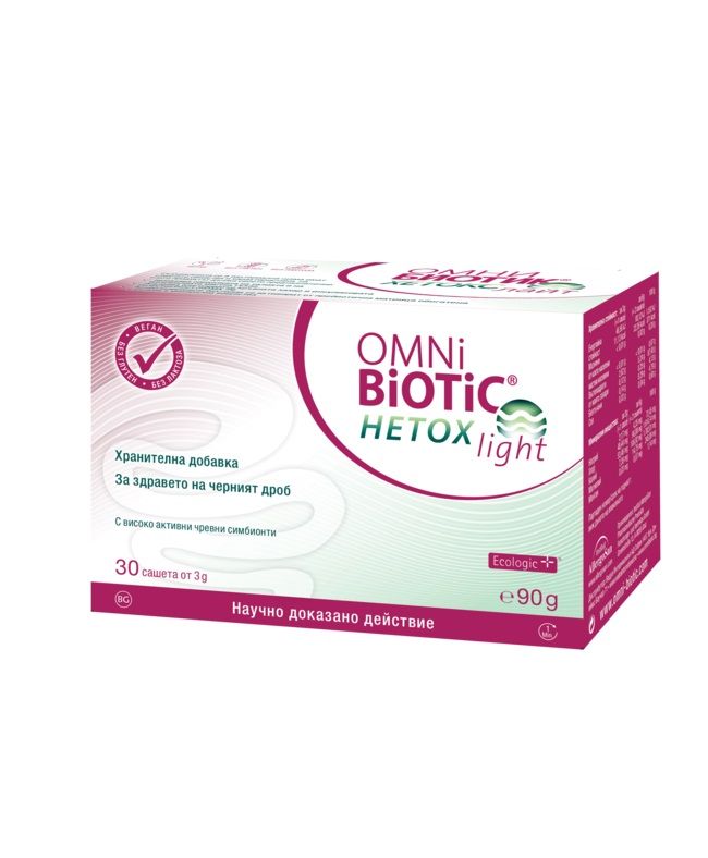 Omni Biotic Hetox Light За здравето на черния дроб 3 г х 30 сашета
