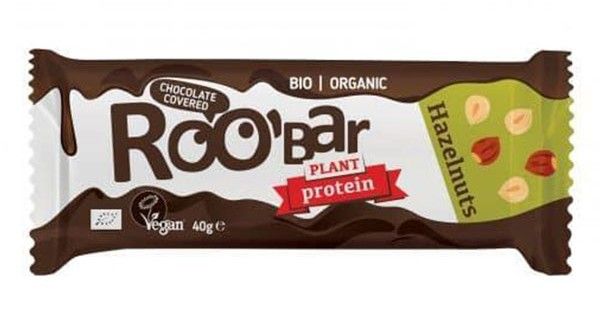 ROO’BAR Протеиново барче с лешници и шоколад 40 г
