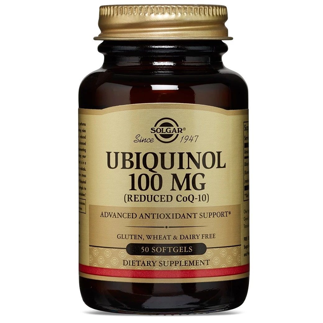 Solgar Ubiquinol Убиквинол 100 мг х 50 софтгел капсули