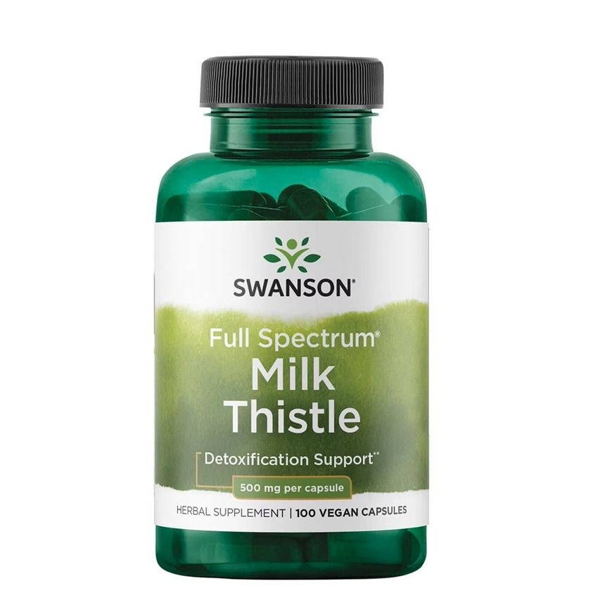 Swanson Full Spectrum Milk Thistle Бял трън 500 мг х 100 капсули