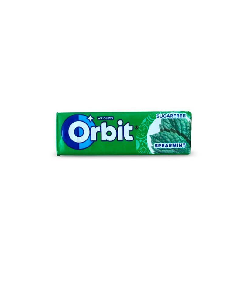 Orbit Spearmint Дъвки с ментов вкус х 10 дражета