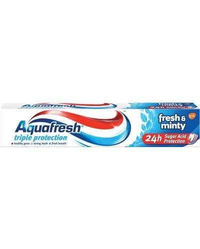 Aquafresh Triple Protection Fresh & Minty Паста за зъби синя 100 мл