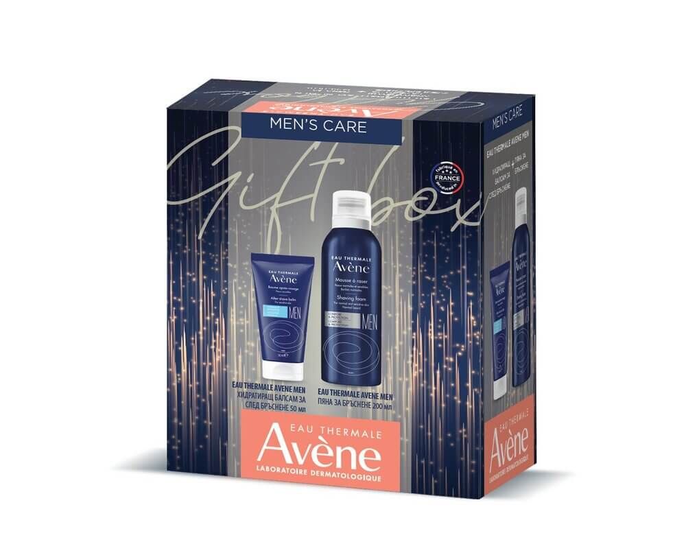 Avene Men Пяна за бръснене 150 мл + Avene Men Балсам за след бръснене 50 мл Комплект