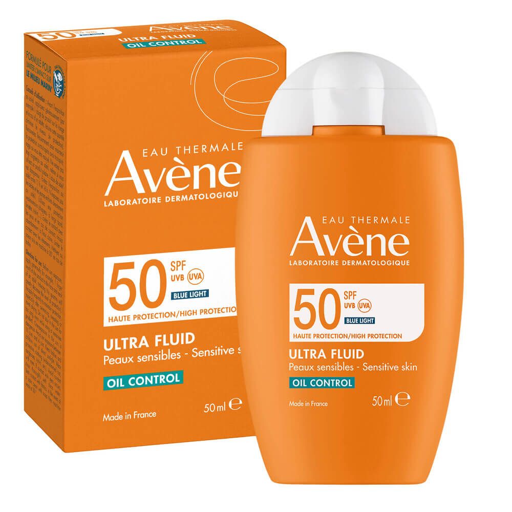 Avene Sun Слънцезащитен Ултра флуид за мазна кожа SPF50 50 мл