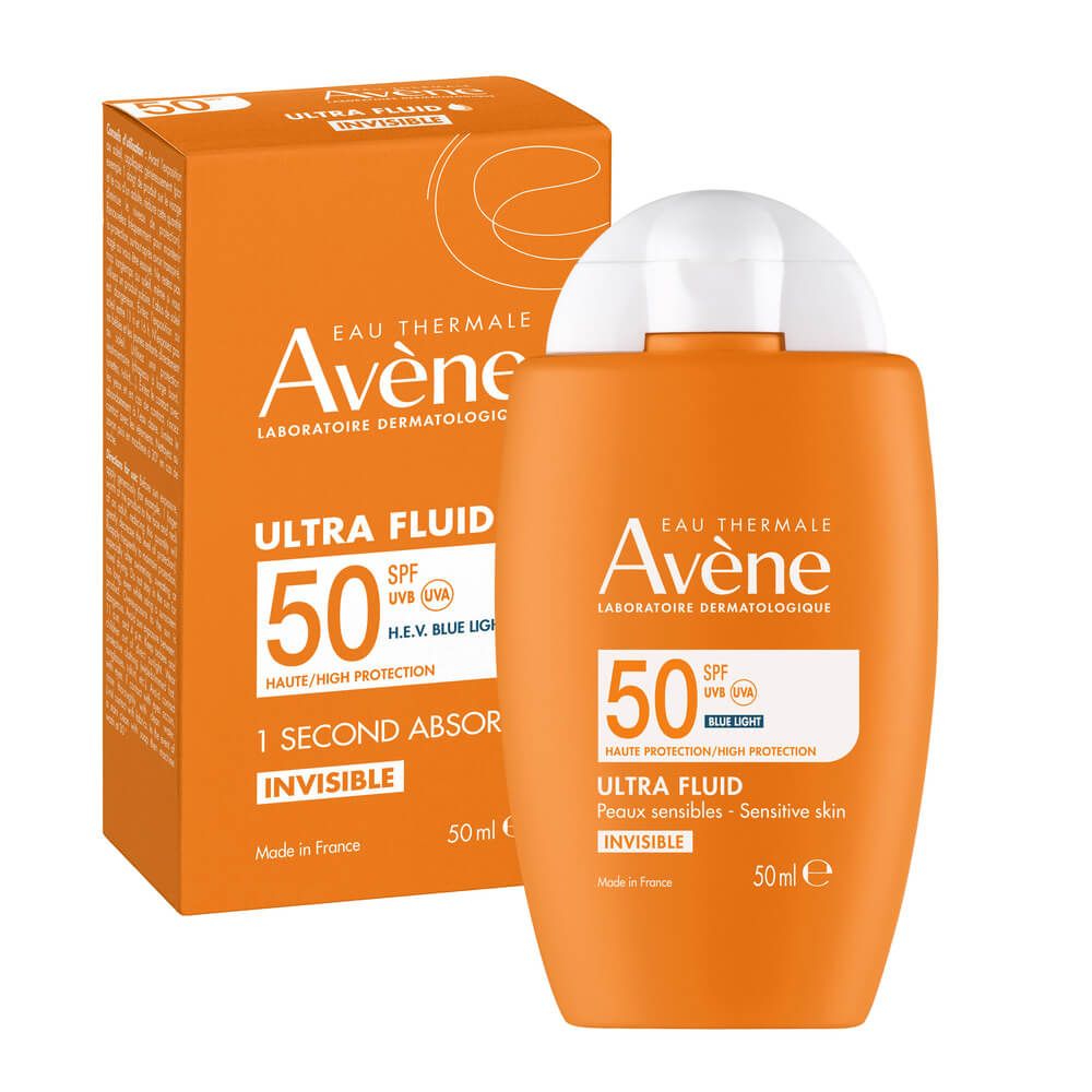 Avene Слънцезащитен Ултра флуид за лице SPF50+ 50 мл