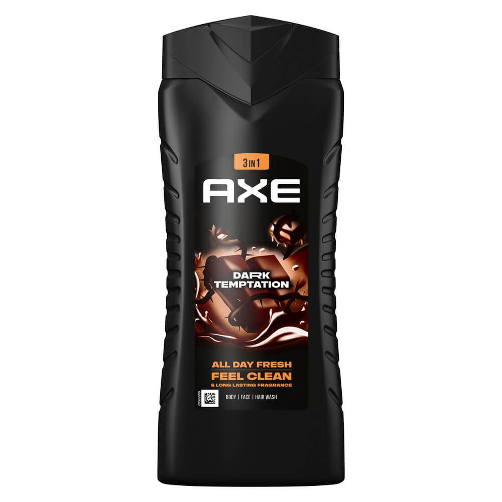 AXE Dark Temptation Душ гел 3в1 за мъже 400 мл