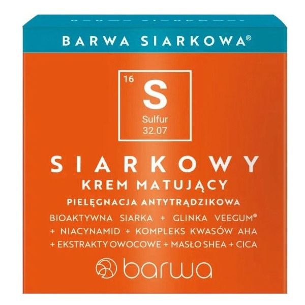 Barwa Sulphur Anti-acne Матиращ крем 50 мл