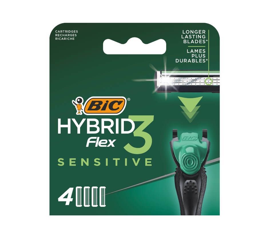 BIC Hybrid Flex 3 Sensitive Резервни ножчета 4 бр