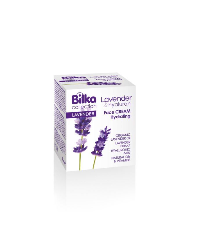 Bilka Lavender & Hyaluron Face Cream Хидратиращ крем за лице 40 мл
