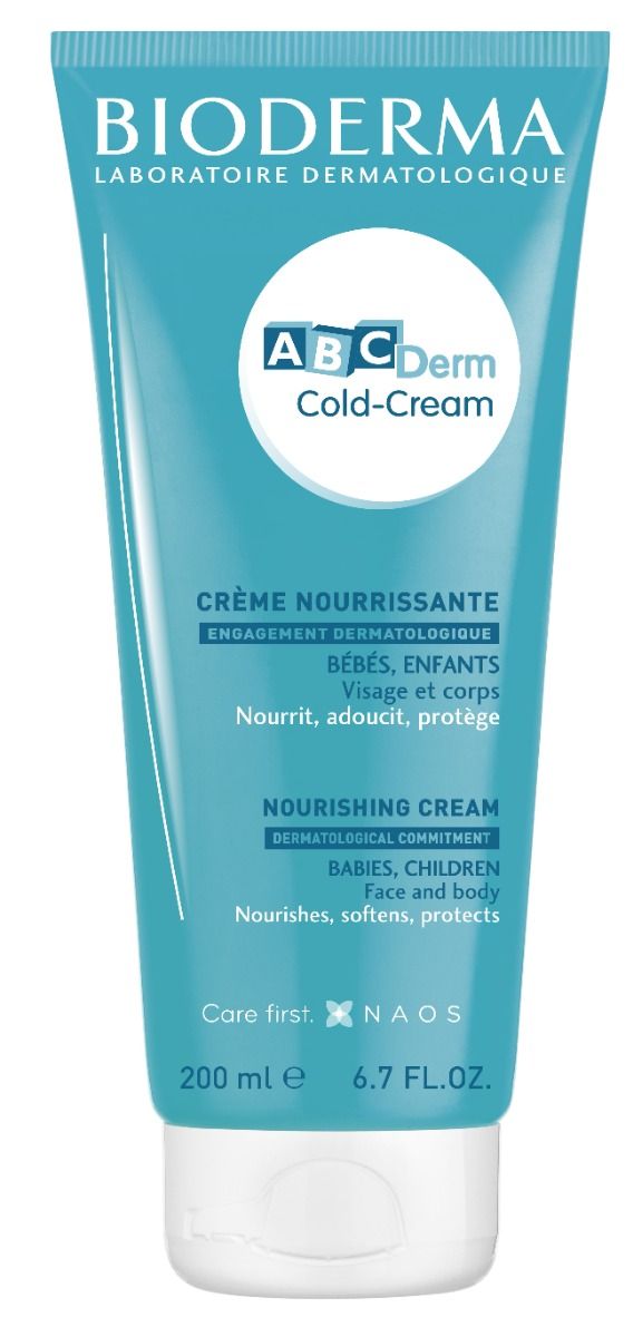 Bioderma ABC Derm Подхранващ колд крем за лице и тяло 200 мл