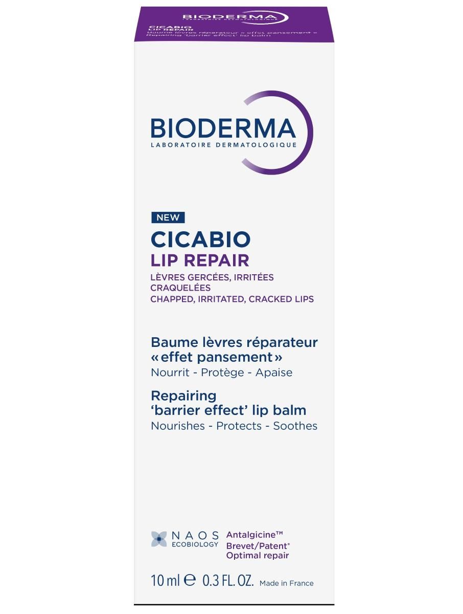 Bioderma Cicabio Възстановяващ балсам за устни 10 мл