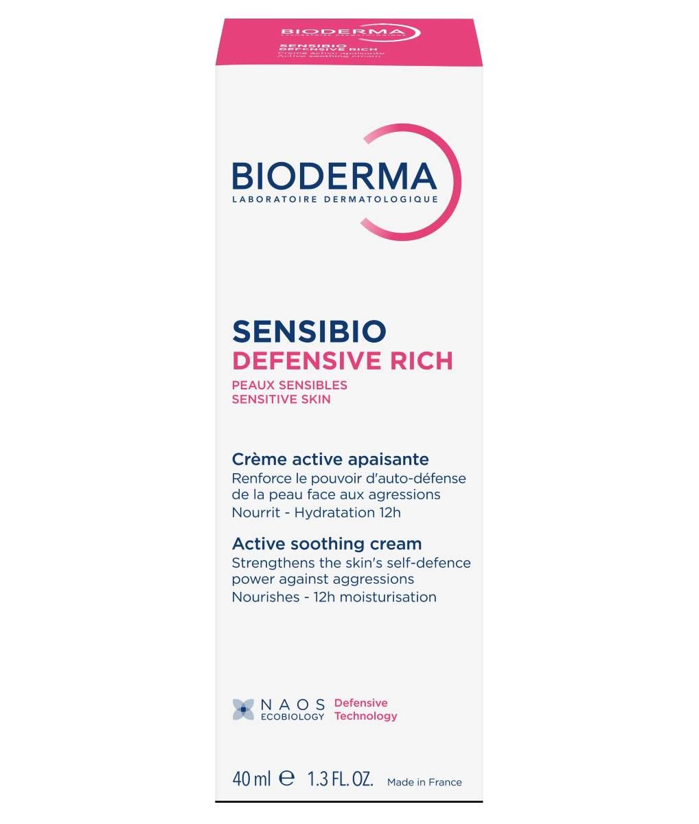 Bioderma Sensibio Defensive Богат защитен крем за лице 40 мл