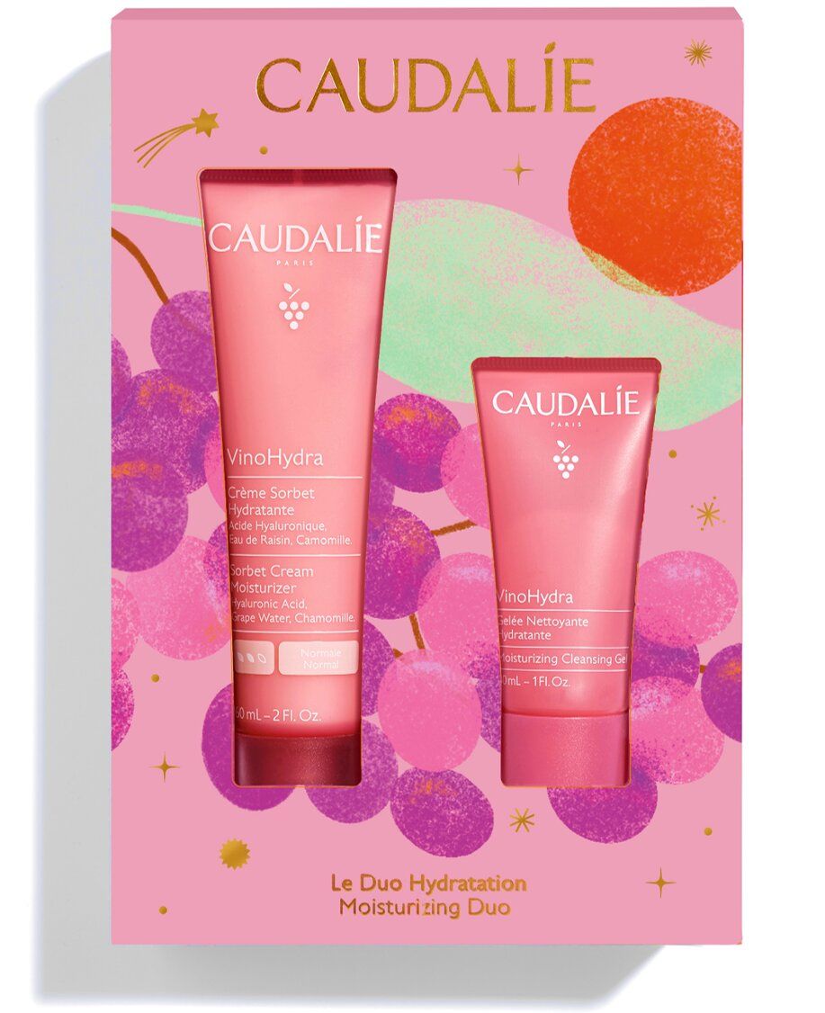 Caudalie VinoHydra Хидратиращ Крем - Сорбе 60 мл + Caudalie VinoHydra Хидратиращ почистващ гел 30 мл Комплект