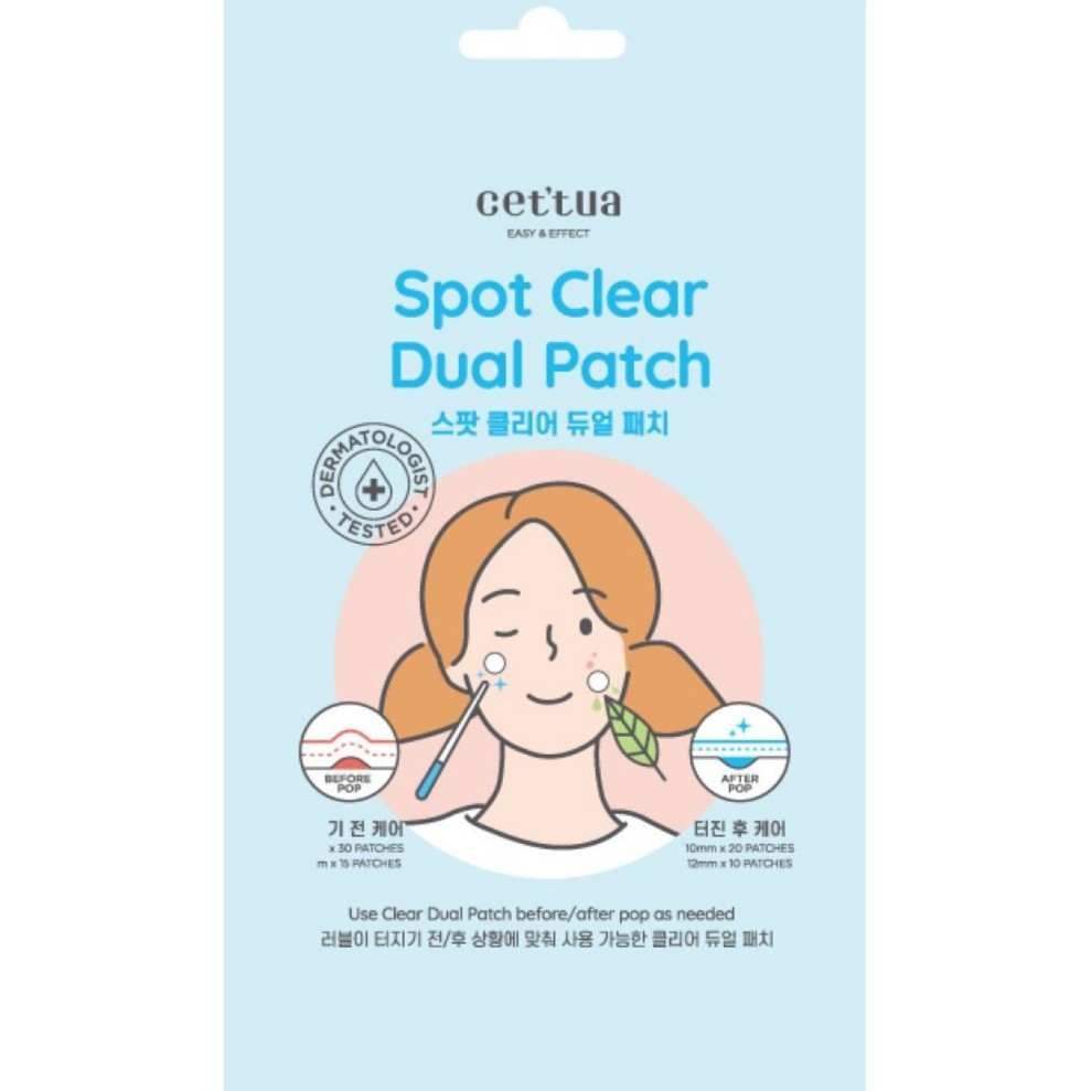 Cettua Spot Clear Dual Patch Лепенки против пъпки 75 бр