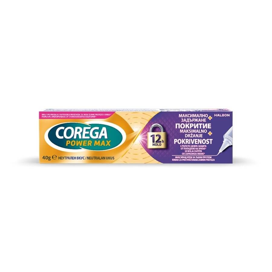 Corega Hold + Seal Корега Фиксиращ крем за зъбни протези 40 г
