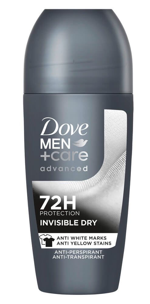 Dove Men+Care Advanced Invisible Dry Дезодорант рол он против изпотяване за мъже 50 мл