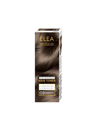 Elea Елеа тонер гланц за коса 0.09 шоколад 100 мл