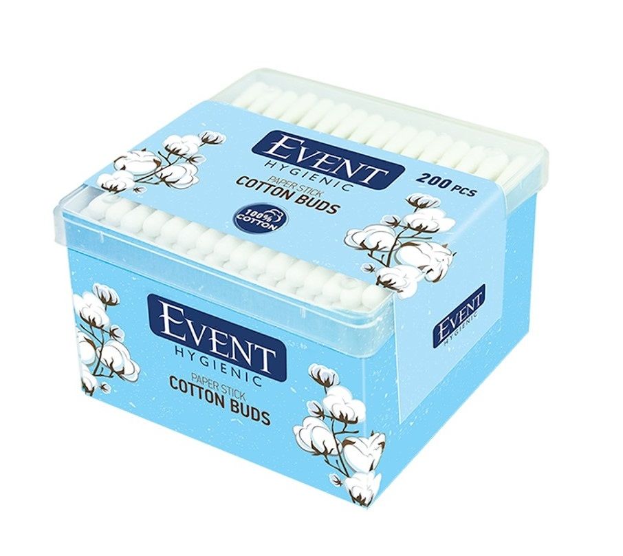 Event Cotton Buds Plastic Free Клечки за уши 200 бр