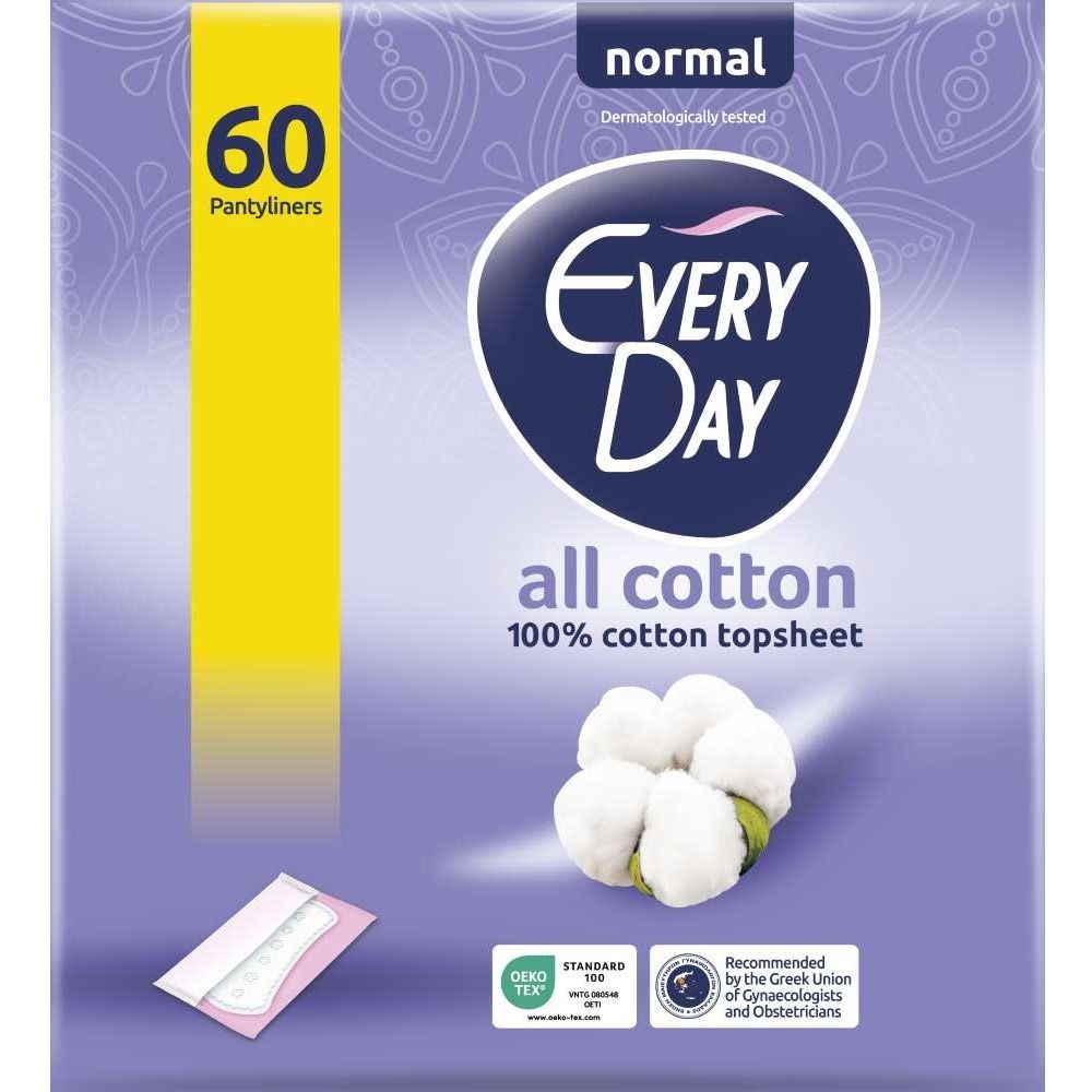 Everyday All Cotton Ежедневни дамски превръзки 60 броя