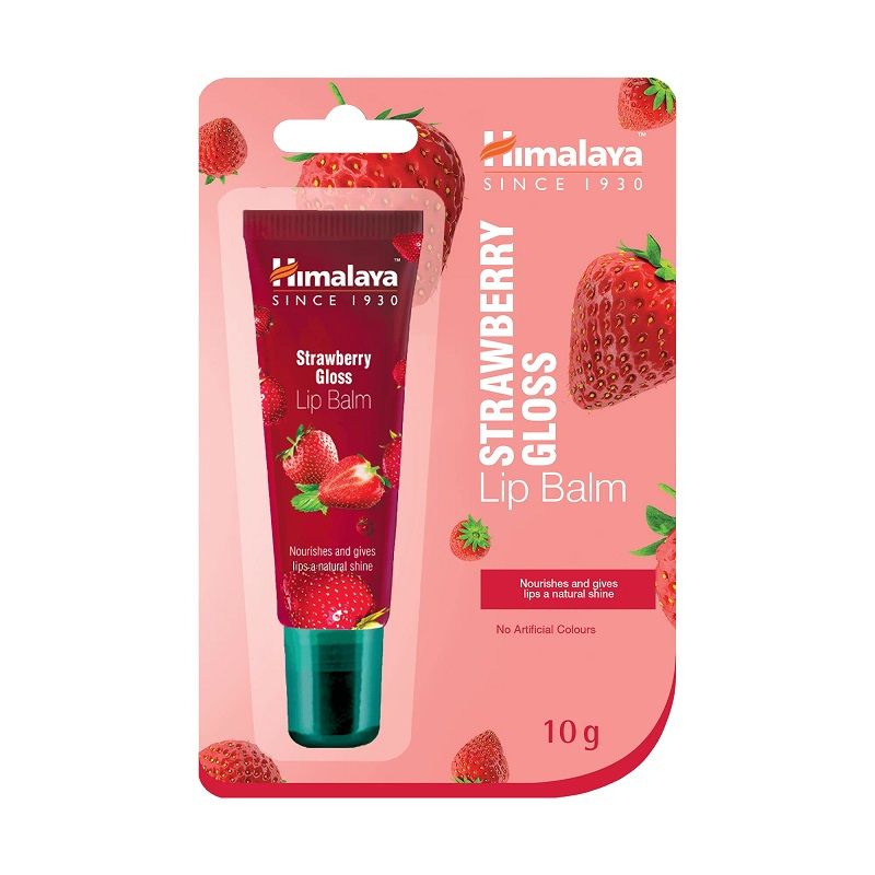 HIMALAYA Балсам за устни Ягода туба, 10 гр.