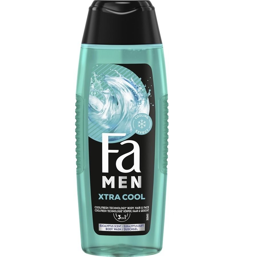 Fa Men Xtra Cool Освежаващ душ-гел за мъже 2в1 за коса и тяло 250 мл