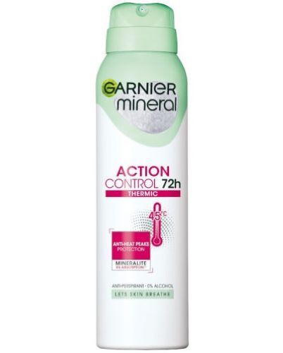 Garnier Mineral Action Control Thermic 72h Дезодорант против изпотяване за жени 150 мл