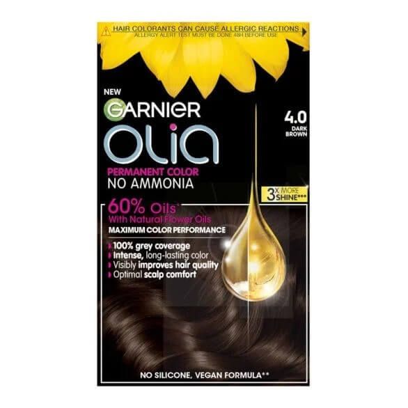 Garnier Olia Трайна безамонячна боя за коса 4.0 Dark Brown