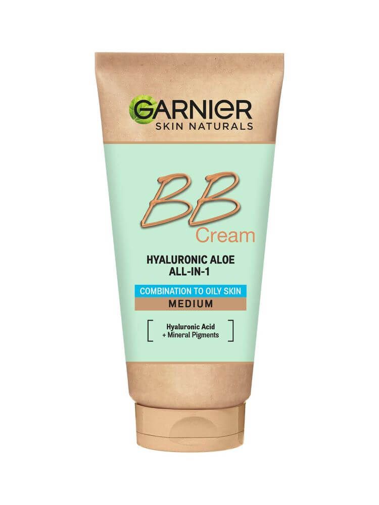 Garnier Skin Naturals Hyaluronic Aloe BB Крем за комбинирана до мазна кожа със среден нюанс SPF25 50 мл