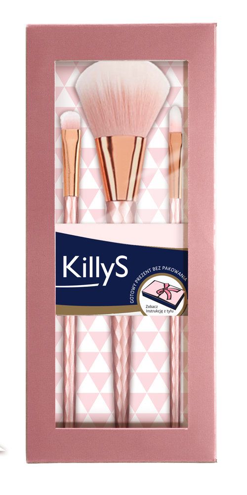INTERVION KILLYS DIAMOND Комплект 3 четки за грим