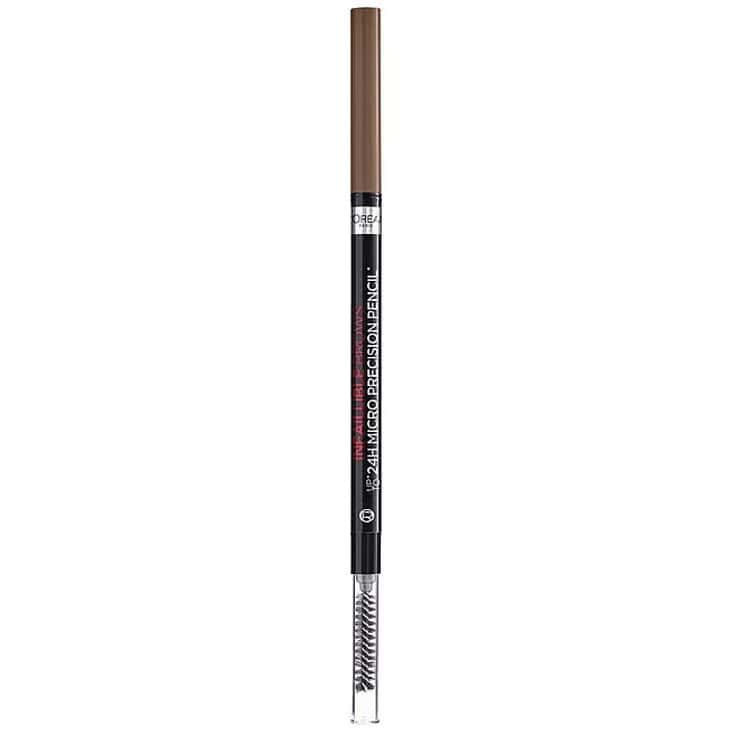 L’Oreal Infaillible Brows Ултра тънък водоустойчив молив за вежди с четка 105 Brunette