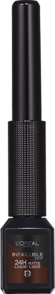 L’Oreal Infallible Grip 24H Matte Течна очна линия с матов ефект 03 Marron