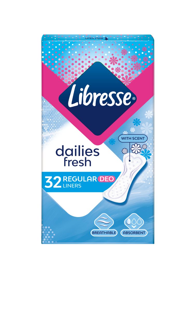 Libresse Regular Deo Ежедневни дамски превръзки x 32 бр.