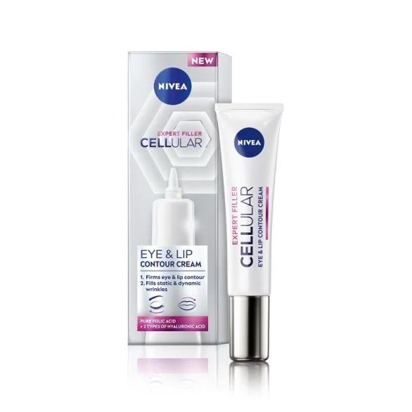 Nivea Cellular Filler + Firming Стягащ крем за зоната около очите и устните 15 мл