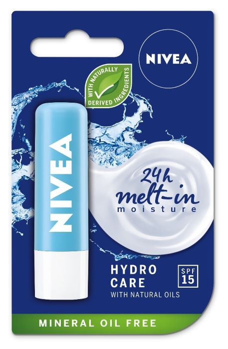 Nivea Hydro Care Балсам за устни SPF15 4.8 гр