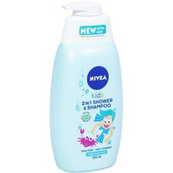 Nivea Kids 2в1 Душ-гел и шампоан за момчета 500 мл