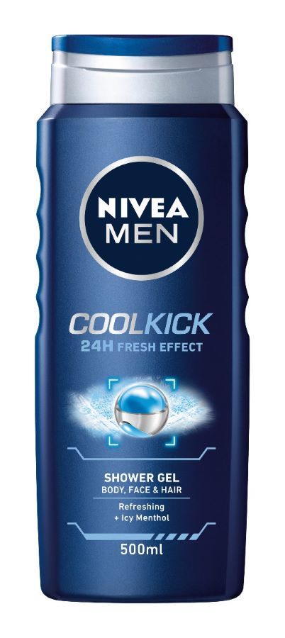 Nivea Men Cool Kick Душ-гел за мъже с мента 500 мл
