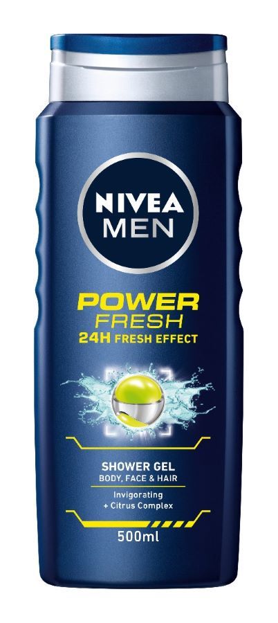 Nivea Men Power Fresh Душ-гел за мъже 500 мл