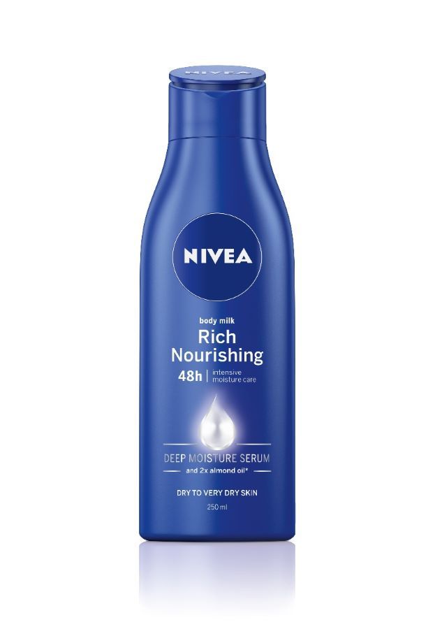 Nivea Rich Nourishing Подхранващо мляко за тяло за суха и много суха кожа 250 мл